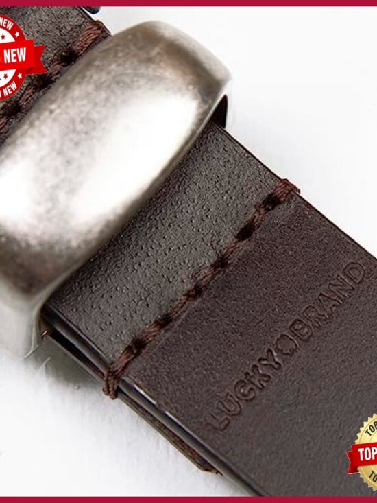 Women\'s Western Leather Belt with Studded Detail - 1\
